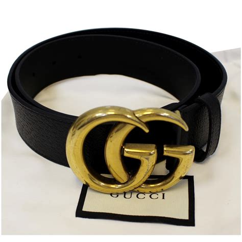 gucci belt thin or thick|Gucci belt with black buckle.